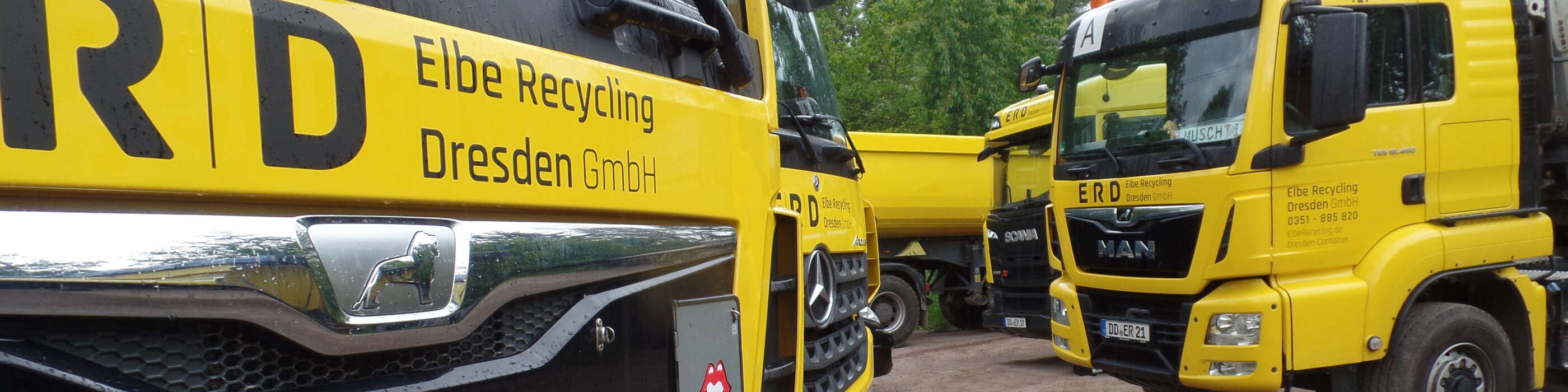 Firmenfahrzeuge Elberecycling Dresden - LKW