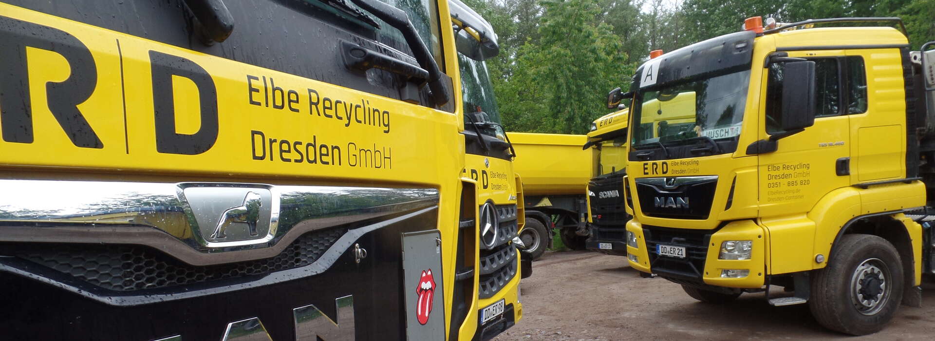 Firmenfahrzeuge Elberecycling Dresden - LKW