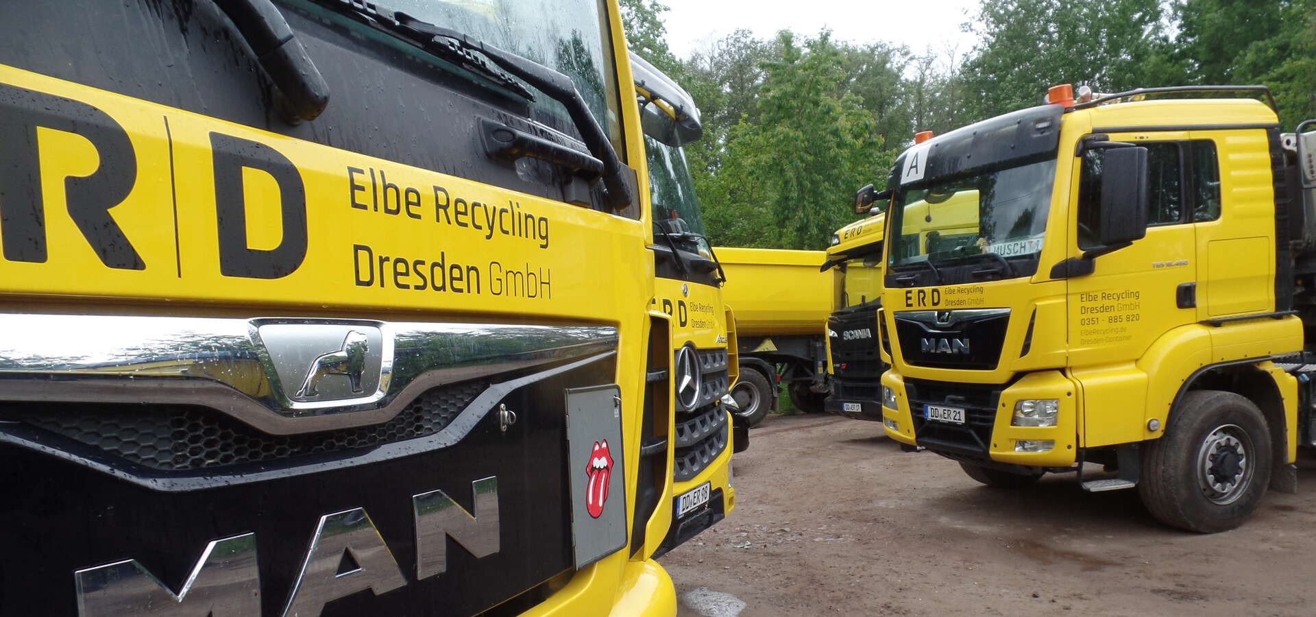 Firmenfahrzeuge Elberecycling Dresden - LKW